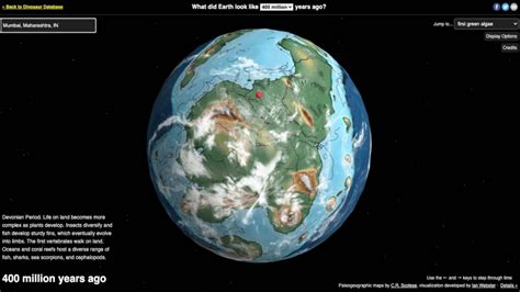 Map Of World Million Years Ago Map Of World