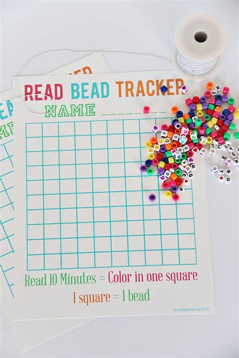 Summer Read Beads Reading Incentives Summer Reading Chart Reading