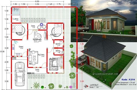 Gambar rumah modis update rumah minimalis 6 x 9 via baihaki0304.blogspot.com. 50+ Desain Rumah Minimalis 3 Kamar Satu Lantai, Terbaru!