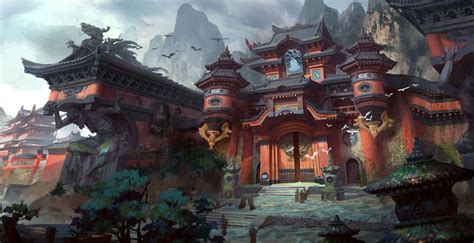 Artstation 2015 Zyu Hao With Images Fantasy Landscape