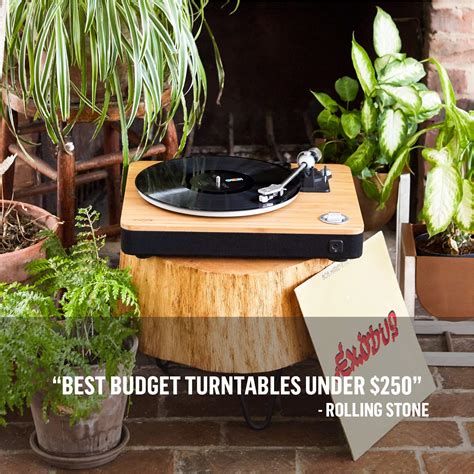 Buy House Of Marley Stir It Up Turntable Vinyl Record Player With 2