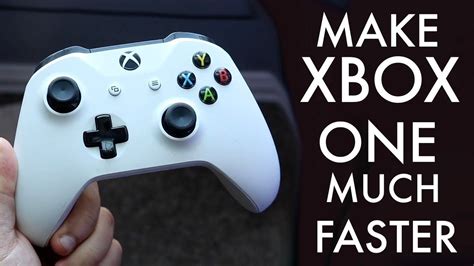 How Make Your Xbox One Faster 2022 Youtube