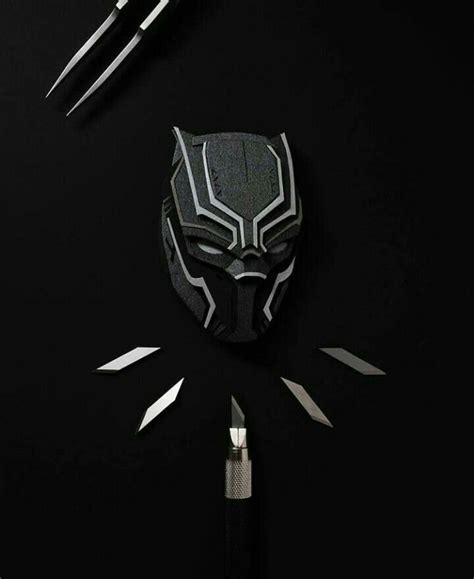 Black Panther Made Out Of Paper Black Panther Marvel Black Panther