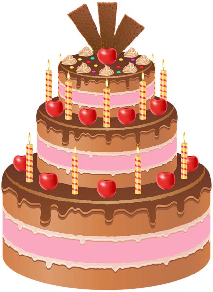 Birthday Cake Transparent PNG Clip Art Image | Art birthday cake, Birthday cake, Art birthday