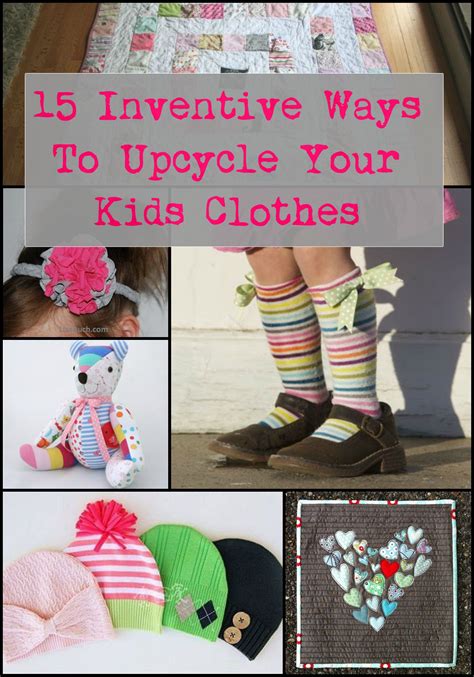 15 Inventive Ways To Upcycle Your Kids Clothes