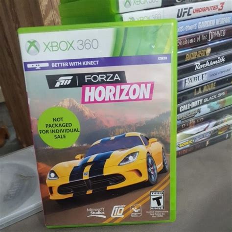 Forza Horizon Xbox360 Midia Fisica Original Seminova Funcionando E