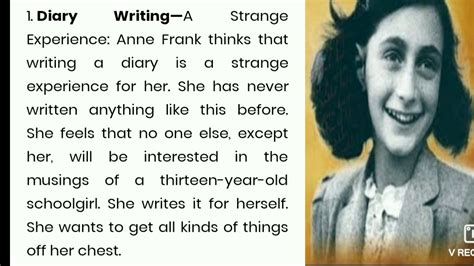 Summary And Explanation Of The Diary Of Anne Frank Youtube