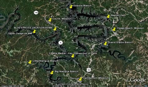 Lake Ozarks Map Mile Markers Hwy To Cruise The Manual That