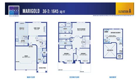 Indigo Estates Collingwood Marigold Floor Plans And Pricing