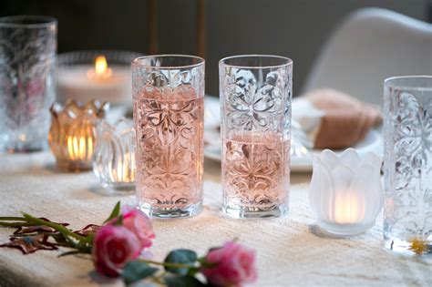 Crystal Long Drink Glass Set Of 6 Sofapotato