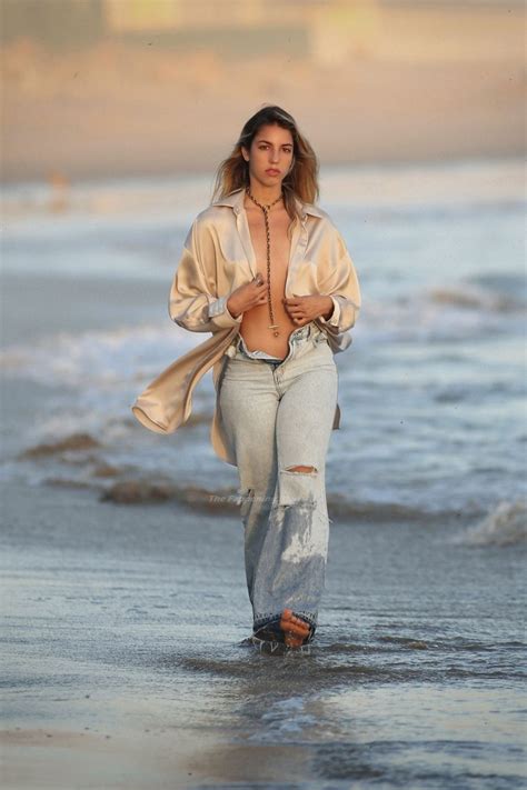 Bridgette Audrey Has A Wardrobe Malfunction On The Beach In La Nude Sexy Photos The