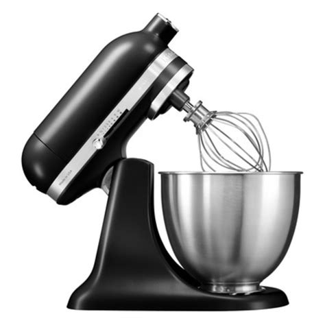The kitchenaid mini series is built with the same motor power as the artisan, while taking up 20% less space on the countertop, according to the brand website. KitchenAid - Mikser Artisan MINI 3,3 l kolor: czarny ...
