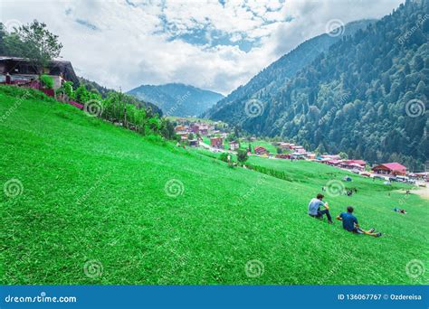 Landscape View Of Ayder Plateau In Rizeturkey Editorial Photography