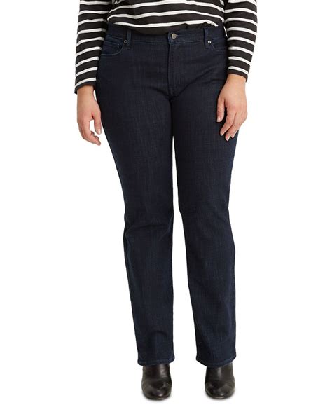 Levis Trendy Plus Size Classic Straight Leg Jeans And Reviews Jeans