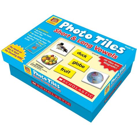 Little Red Toolbox Photo Tiles Short And Long Vowels Scholastic