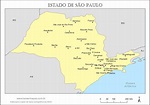 Mapa do estado de São Paulo | Baixar Mapas
