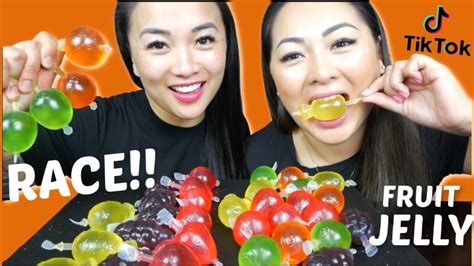 Tik Tok Fruit Jelly Race Challenge Mukbang Ne Lets Eat Youtube
