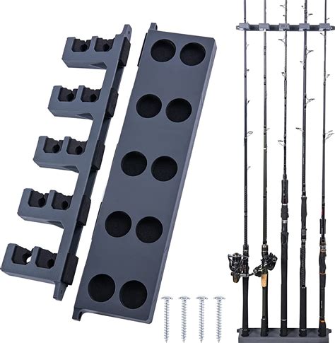 Goture Vertical Fishing Rod Holder Wall Mounted Fishing