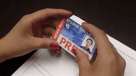 Simply print, get same day shipping or print from home. How to make Teslin ID Cards - YouTube
