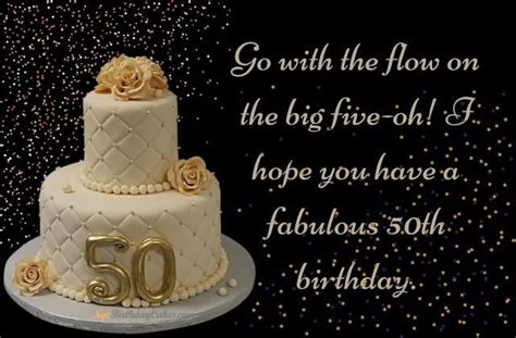 Birthday Wishes For 50th Birthday