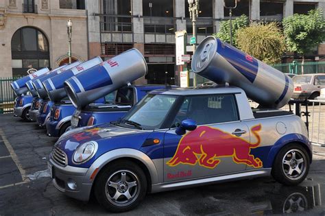 Did You Ever Saw This Promotional Red Bull Mini Cooper They Were Seen