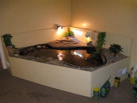 DIY Fabriquer un bassin intérieur pour une tortue d eau conseils et étapes Aquatic Turtle