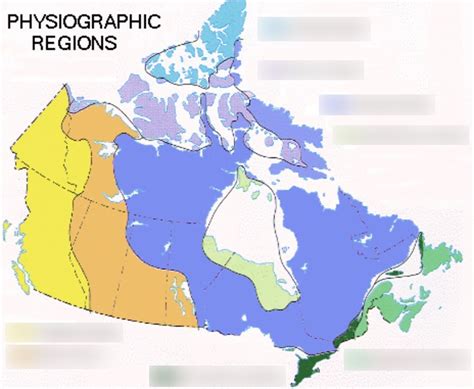 Unit 2 Canadian Landform Regions Diagram Quizlet