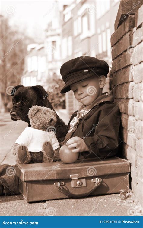 Vintage Boy Foto Telegraph