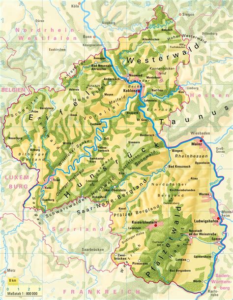 Neu Burgen Rheinland Pfalz Karte
