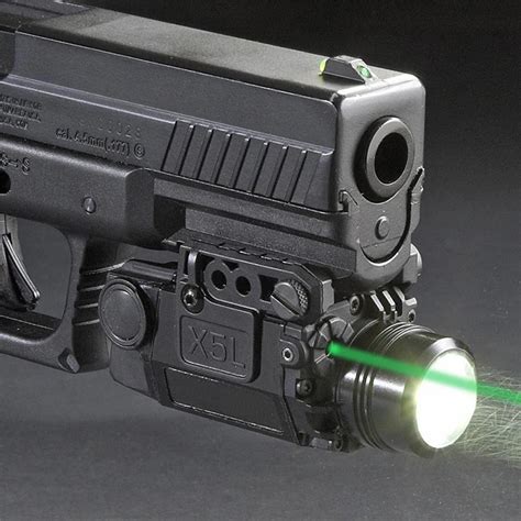 Tactical Green Laser Sight With Led Flashlight Combo With 20mm