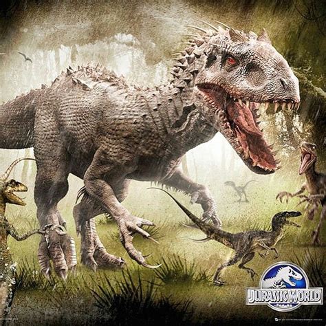 Jurassic World The Indominus Rex Jurassic World Poster Jurassic