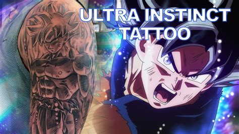 Goku Ultra Instinct Tattoo Goku Tattoo Youtube