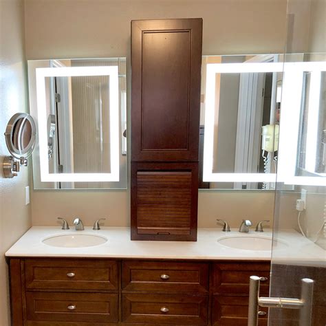Led Mirror Bathroom Backlit Bathroom Mirror With Led Light Luxe