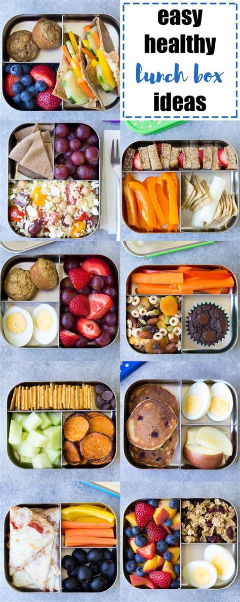 Easy Healthy Lunch Ideas For Kids Bento Box Lunchbox Ideas To Pack