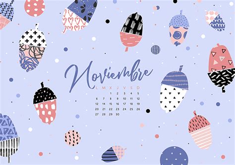 Calendario Imprimible Y Fondo Pantalla Noviembre 2015