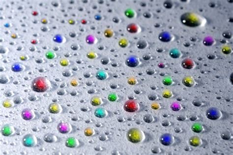 Colored Water Drops Stock Photo Image Of Colors Liquid 38547436