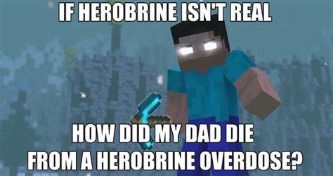 Herobrine Rminecraftmemes Minecraft Know Your Meme