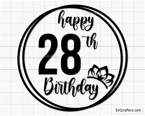 28th Birthday Svg Png 28th Svg Aged To Perfection Svg 28 Etsy