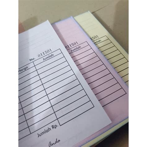 Jual Jasa Cetak Custom Invoice Nota Surat Jalan Form Kertas Ncr