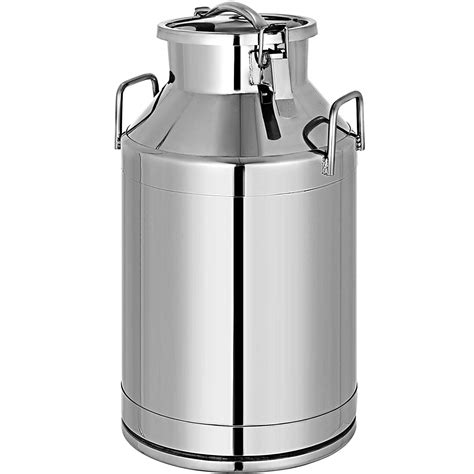 Buy Vevor Stainless Steel Milk Can Wine Pail Bucket Tote Jug 50l1325