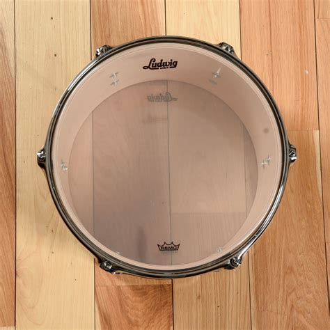 Ludwig Classic Maple 131624 3pc Drum Kit Black Cortex Wbamboo Stra