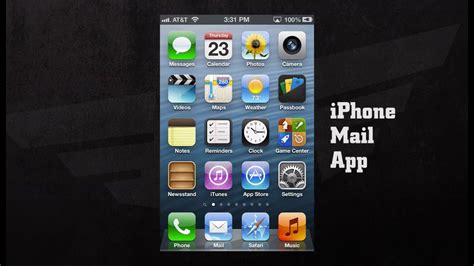 Iphone Ios 6 Apps Mail App Guide Youtube
