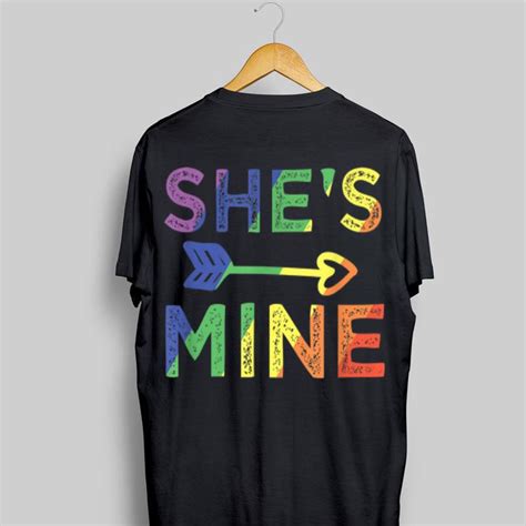 Lesbian Couple She S Mine Matching Lgbt Pride Shirt Hoodie Sweater Longsleeve T Shirt