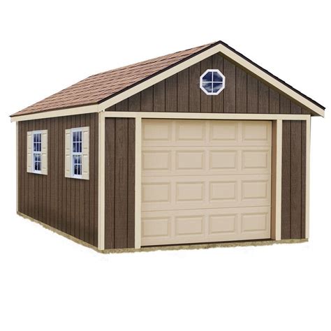 Best Barns Sierra 12 Ft X 24 Ft Wood Garage Kit Without Floor Sierra