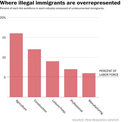 Where Americas Undocumented Immigrants Work The Washington Post
