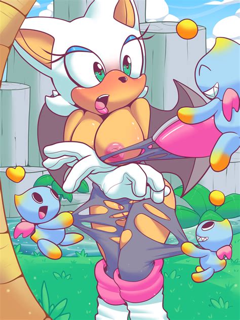 Rule 34 Breasts Chao Sonic Nipples Pussy Rexin Rouge The Bat Sonic Series Sonic Adventure