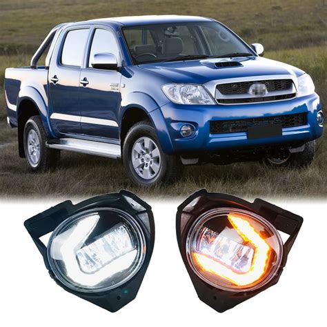 Buy Dreamseek Led Drl Driving Fog Lamp Assembly For Toyota Hilux Vigo