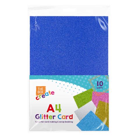 A4 Glitter Card 10 Pack Wholesale Stationery Set Wholesale Stationery