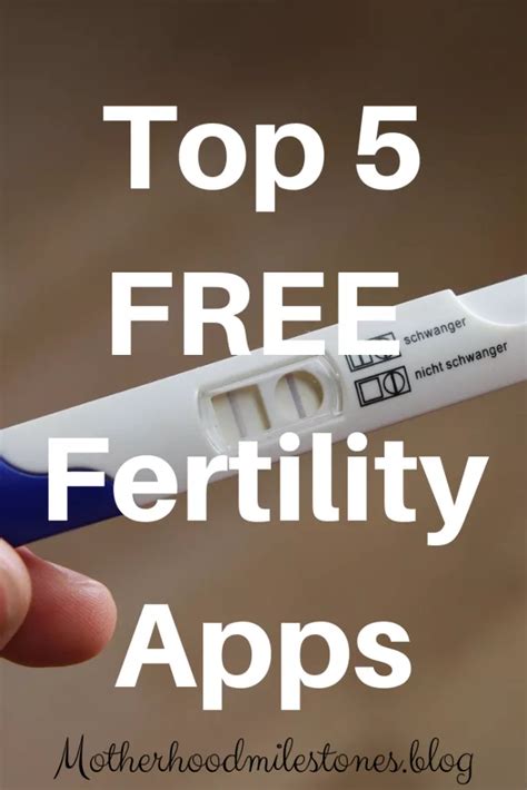 Fertility tracker apps use the calendar based method of tracking. Top 5 Free Fertility Apps - Motherhood Milestones ...