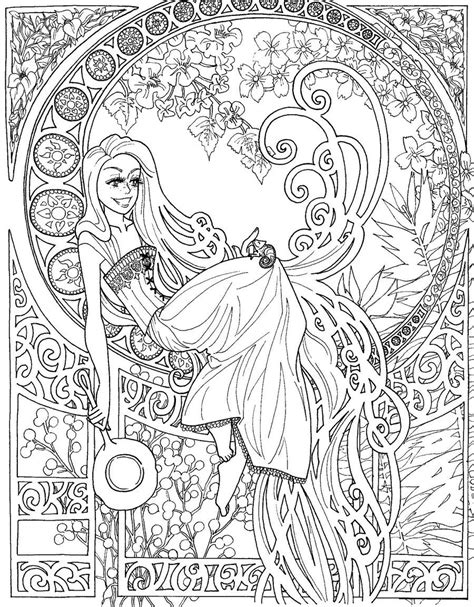 Great for kids or adults to. Fairy Coloring Pages for Adults - Best Coloring Pages For Kids